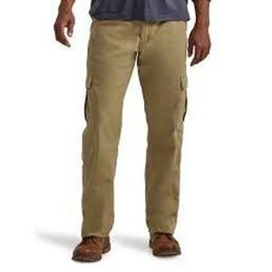 Wrangler Five Star Premium Khaki Cargo Pants Regular‎ Taper Stretch - Size 40x30